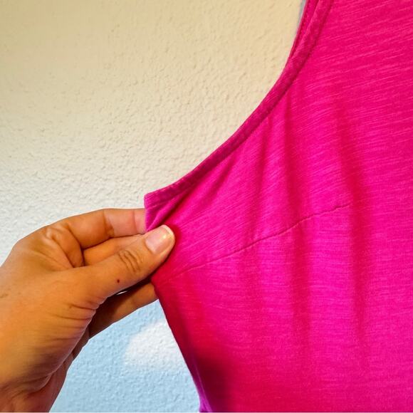 Boden Pink Tiered Boho Midi Dress Womens XXL Beachy Summer Sleeveless Casual - Picture 5 of 11